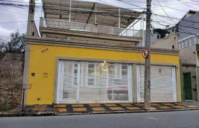 Sobrado com 3 suítes, 450 m² de área construída - venda por r$ 2.980.000 ou aluguel - campestre - santo andré/sp