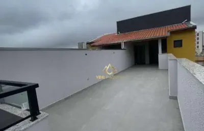 Linda cobertura para locação de 92,86m² em santo andré - vila são pedro!!