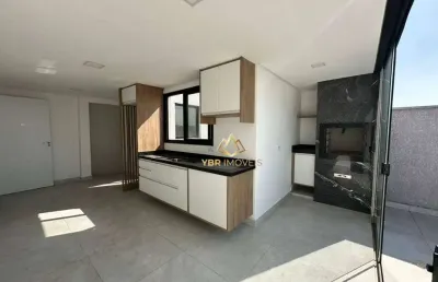 Cobertura com 2 dormitórios à venda, 89 m² por r$ 543.000,00 - parque erasmo assunção - santo andré/sp