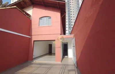 Sobrado com 3 dormitórios para alugar, 184 m² por r$ 5.034/mês - vila sacadura cabral - santo andré/sp