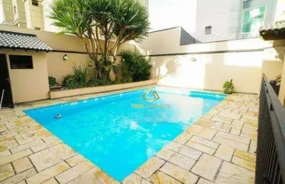 Casa com 4 dormitórios à venda, 454 m² por r$ 2.200.000,00 - vila alzira - santo andré/sp