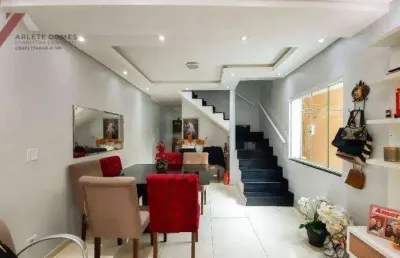 Sobrado com 3 dormitórios à venda, 189 m² por r$ 795.000,00 - jardim bartira - são bernardo do campo/sp