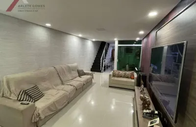 Sobrado com 3 dormitórios à venda, 250 m² por r$ 990.000,00 - vila assunção - santo andré/sp