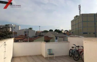 Cobertura com 2 dormitórios à venda, 90 m² por r$ 340.000,00 - vila pires - santo andré/sp