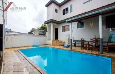 Imóvel com duas casas e piscina, à venda, 224 m² por r$ 900.000 - parque novo oratório - santo andré/sp
