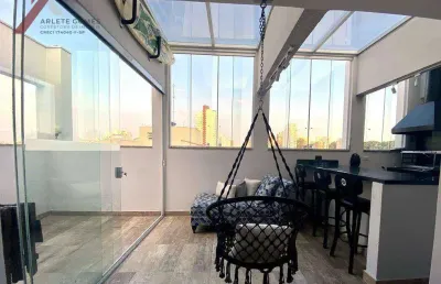 Cobertura com 3 dormitórios à venda, 122 m² por r$ 740.000,00 - jardim do mar - são bernardo do campo/sp