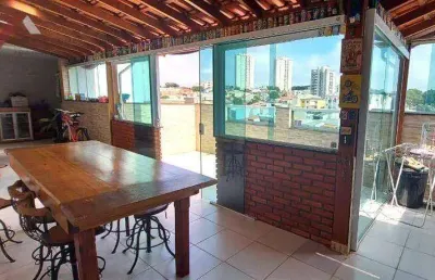 Cobertura com 2 dormitórios à venda, 108 m² por r$ 458.000,00 - vila curuçá - santo andré/sp