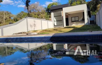 Casa á venda, com piscina em terra preta - mairiporã/sp