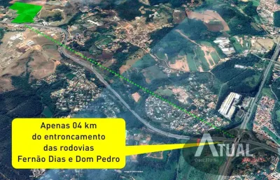 Área industrial em atibaia com otima logistica e boa topografia.