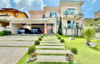 Imperdível! casa de alto padrão à venda em condomínio de luxo em jandira-sp, 4 suítes, 6 vagas, 489,49 m².