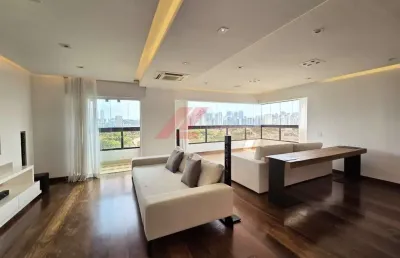 Apartamento de luxo para locação na cidade de são paulo-sp, bairro cidade monções: 3 quartos, 3 suítes, 1 sala, 5 banheiros, 4 vagas, 222m².