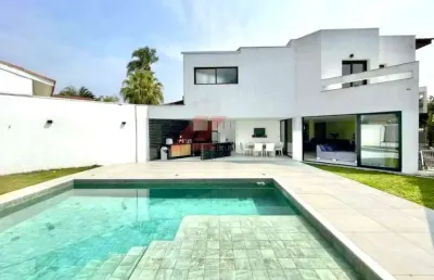 Casa de luxo em condomínio com 6 quartos e 6 suítes em cotia-sp - bairro são paulo ii - 528,55m² - imperdível!