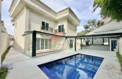 Residência de luxo em condomínio fechado, 4 suítes, 468,49m², em cotia-sp, são paulo ii.