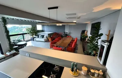 Imperdível cobertura de luxo na vila andrade com 2 quartos, 2 suítes, 2 salas, 3 banheiros, 6 vagas de garagem e 164,77m² de área.