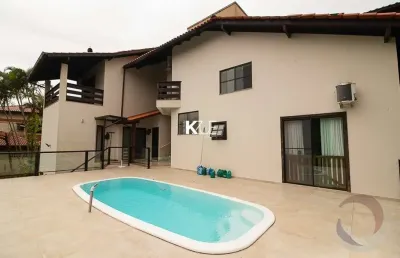 Casa em condomínio fechado com 6 quartos à venda na rodovia haroldo soares glavan, --, cacupé, florianópolis por r$ 2.399.000