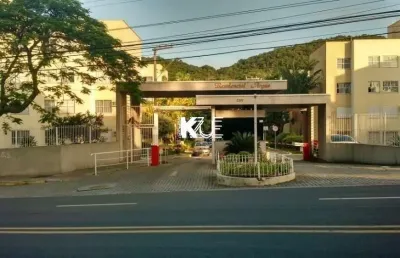 Apartamento com 2 quartos para alugar na rua desembargador pedro silva, --, coqueiros, florianópolis por r$ 2.100