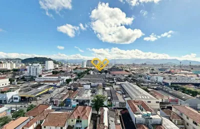Apartamento com 2 quartos à venda no Macuco, Santos 