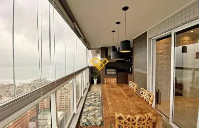 Apartamento com 4 quartos para alugar no Embaré, Santos 