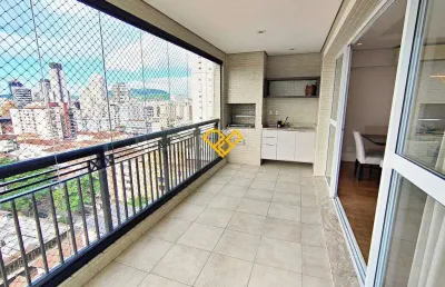 Apartamento com 3 quartos para alugar no Embaré, Santos 