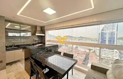 Apartamento com 3 quartos para alugar no Ponta da Praia, Santos 