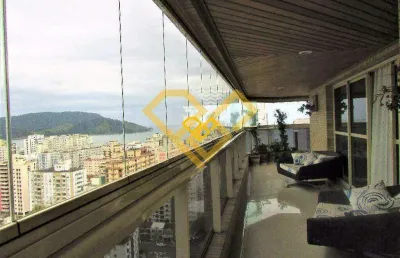 Apartamento com 4 quartos para alugar no Embaré, Santos 