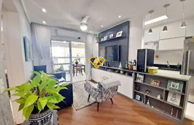 Apartamento com 2 quartos para alugar no José Menino, Santos 