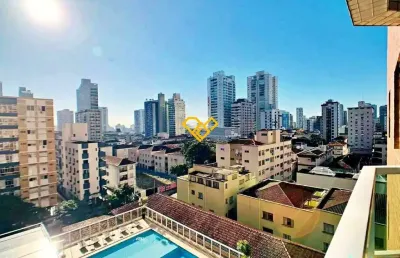 Apartamento com 2 quartos para alugar no Embaré, Santos 