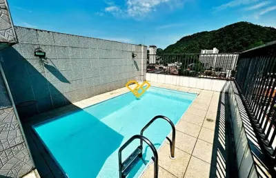 Cobertura com 3 quartos para alugar na Vila Belmiro, Santos 