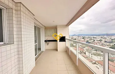 Apartamento com 3 quartos para alugar no Ponta da Praia, Santos 