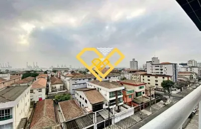 Apartamento com 2 quartos para alugar no Ponta da Praia, Santos 