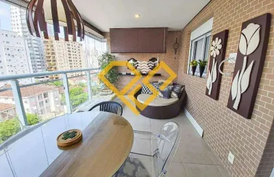 Apartamento com 2 quartos para alugar no Pompéia, Santos 