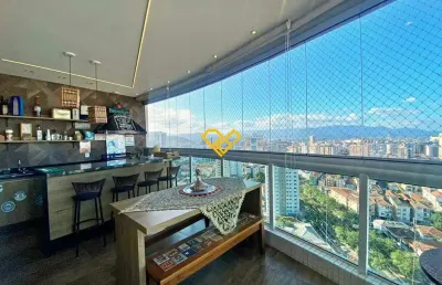 Apartamento com 3 quartos para alugar no Boqueirão, Santos 