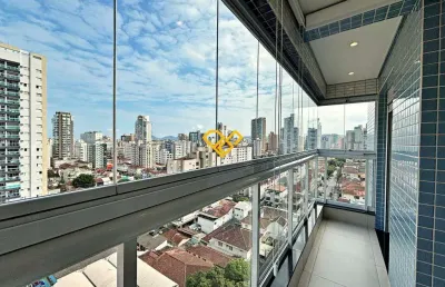 Apartamento com 3 quartos para alugar no Embaré, Santos 