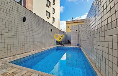 Sobreposta baixa 3 quartos para locação em santos - sp