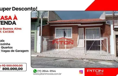 Casa com 5 dormitórios à venda, 200 m² por r$ 800.000,00 - vila buenos aires - são paulo/sp