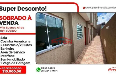 Casa com 2 quartos à venda na Rua Guaibim, 151, Vila Buenos Aires, São Paulo
