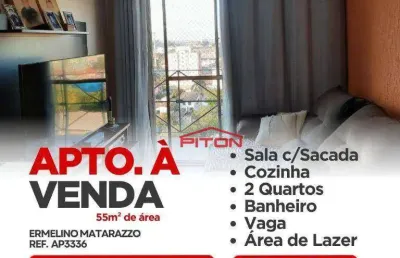 Apartamento com 2 quartos à venda na Avenida Manoel dos Santos Braga, 346, Ermelino Matarazzo, São Paulo