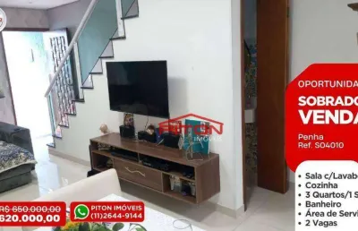 Casa com 3 quartos à venda na Rua Dona Joaquina Santana, 318, Penha, São Paulo