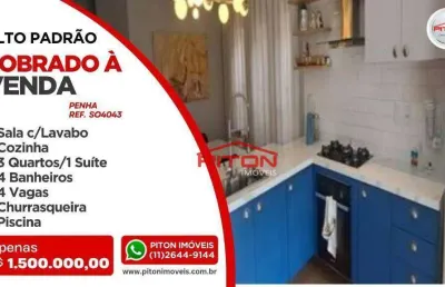 Casa com 3 quartos à venda na Rua Vera Cruz, 181, Penha, São Paulo