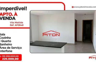 Apartamento com 1 quarto à venda na Rua Teodoro Mascarenhas, 390, Vila Matilde, São Paulo