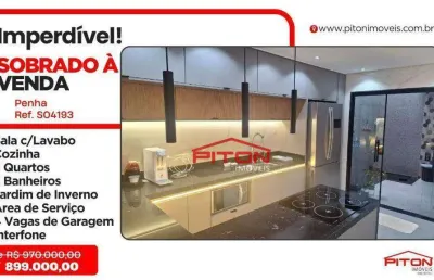 Casa com 3 quartos à venda na Rua São Vicente De Araguaia, 67, Penha, São Paulo