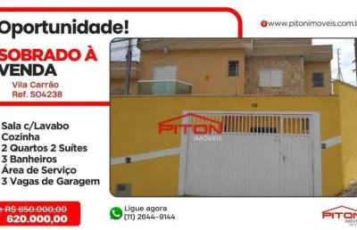Casa com 2 quartos à venda na Rua Antônio Peres Mulla, 65, Vila Carrão, São Paulo
