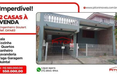 Casa com 2 quartos à venda na Rua Lindório, 90, Vila Buenos Aires, São Paulo