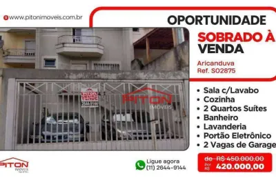 Casa com 2 quartos à venda na Rua Ipirá, 41, Aricanduva, São Paulo