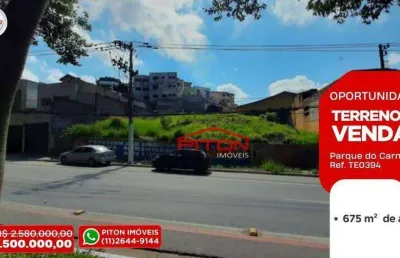 Terreno à venda na Avenida Afonso de Sampaio e Sousa, 800, Parque do Carmo, São Paulo