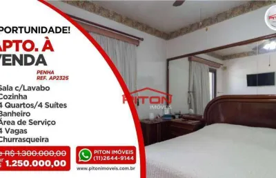 Apartamento com 4 quartos à venda na Rua Valentina Piva, 175, Penha, São Paulo