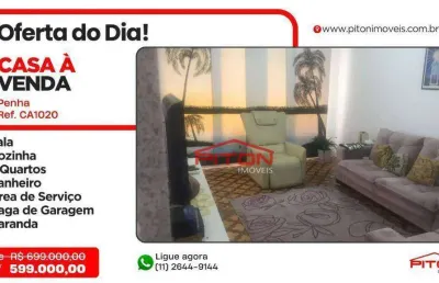 Casa com 3 quartos à venda na Rua José Flávio, 428, Penha, São Paulo