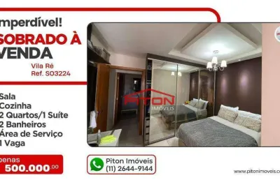 Casa com 2 quartos à venda na Rua Caçada Real, 98, Vila Ré, São Paulo