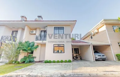 Casa em condomínio fechado com 4 quartos à venda na rua scharfemberg de quadros, 712, centro, são josé dos pinhais, 175 m2 por r$ 980.000