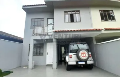 Casa com 3 quartos à venda na rua tomás de aquino, 20, aristocrata, são josé dos pinhais, 102 m2 por r$ 595.000